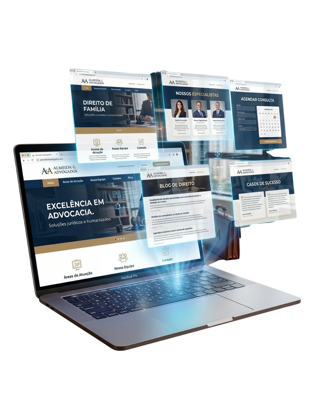 Landing pages de alta conversão para advogados